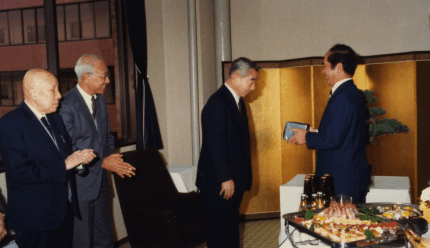福井謙一評議員を囲む会（1982）