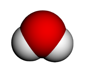 水分子 H₂O の画像